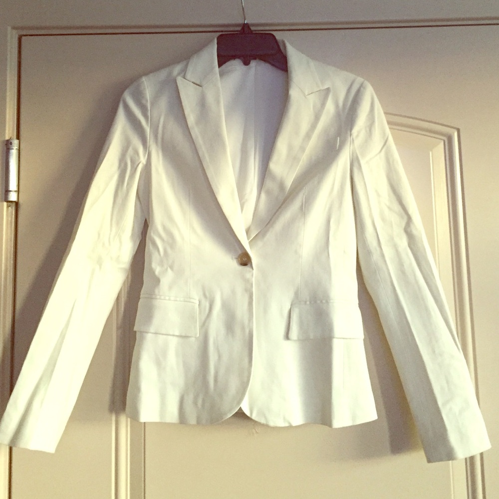 Theory White Blazer